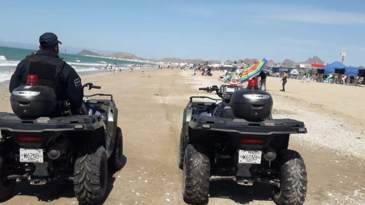 policías motorizados