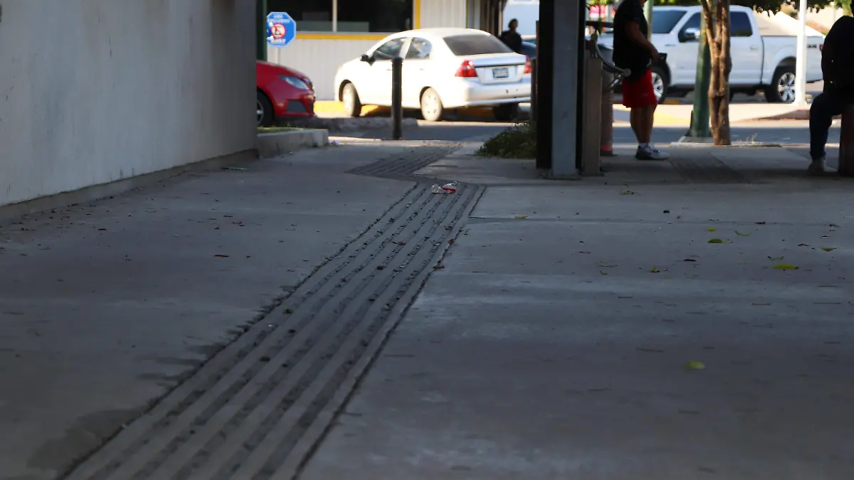 Vías podotáctiles