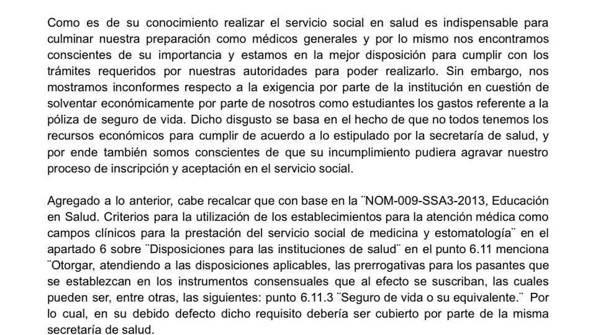 documento de egresados de Medicina de la Unison