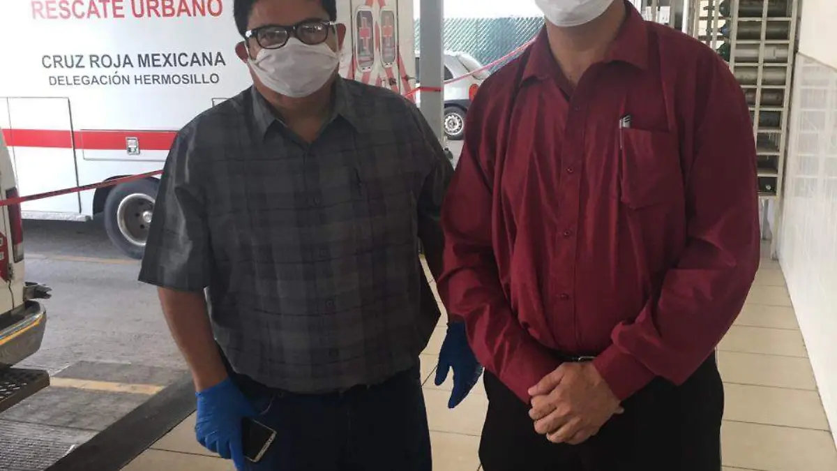 donación caretas UTH Cruz Roja