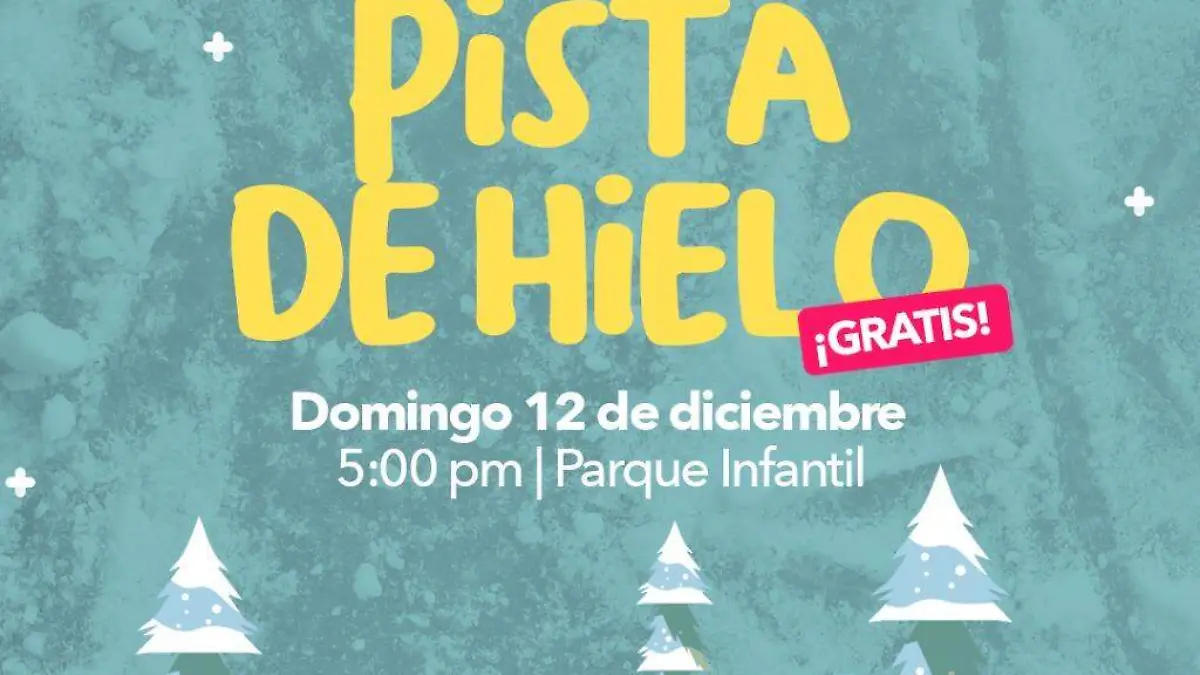 Inauguración de la pista de hielo en Hermosillo