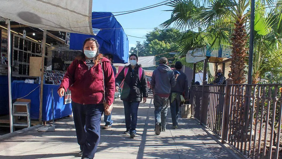 Tianguis Navideño en el Centro, en el Jardín Juárez