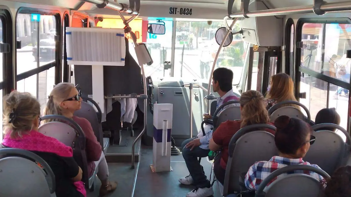 Camión de transporte público