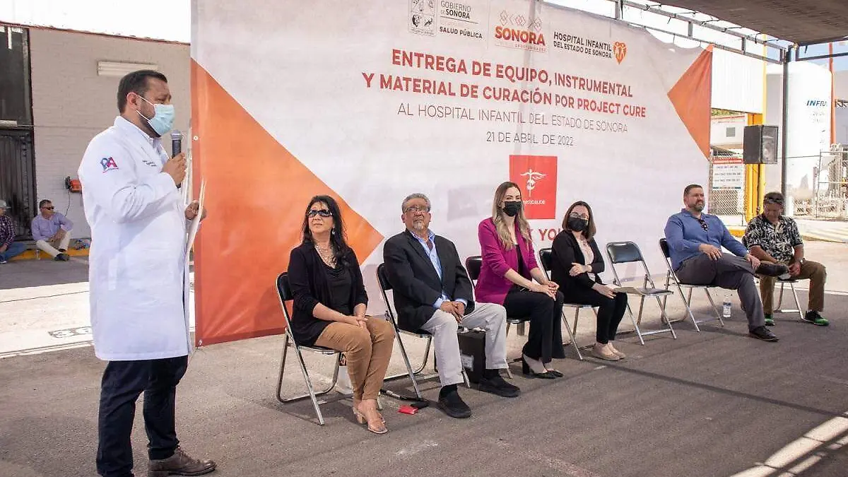 Los insumos recibidos son quirúrgicos y de curación