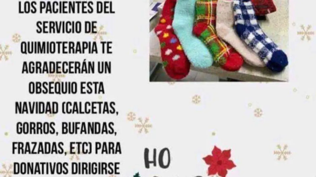 Piden donar bufandas a pacientes oncológicos