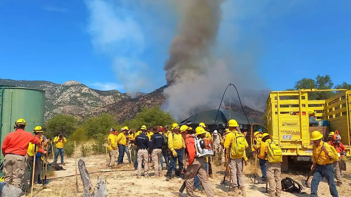 Incendio en Ímuris