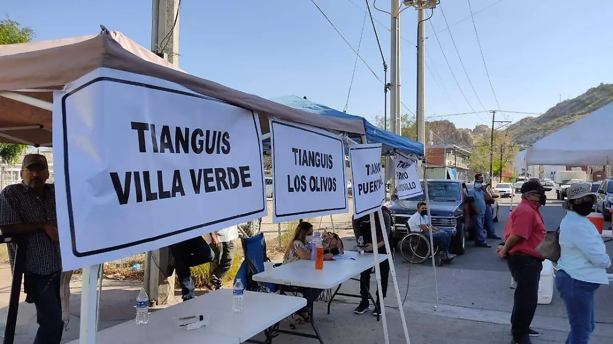 Manifestación de tiangueros en el Congreso  (2)