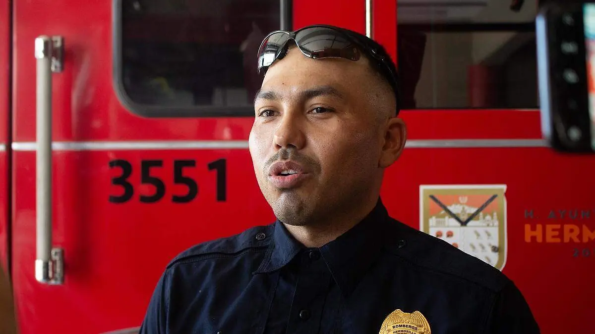 Bombero del año Jesús René Peñúñuri
