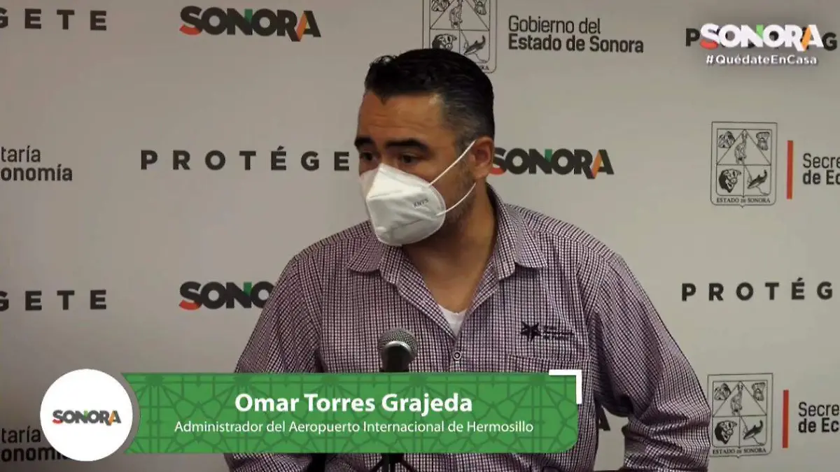 Omar Torres aeropuerto internacional de Hermosillo
