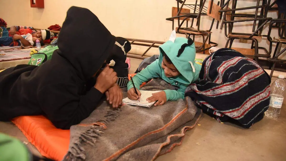 Migrantes albergue