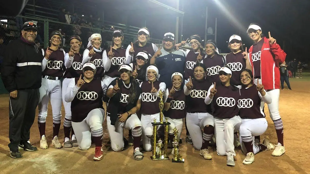 Hermosillo campeón estatal Sub 22 femenil