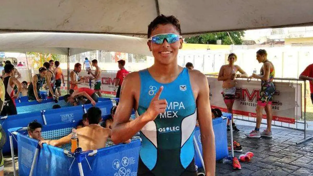 Inició desde los 15 años en el triatlón