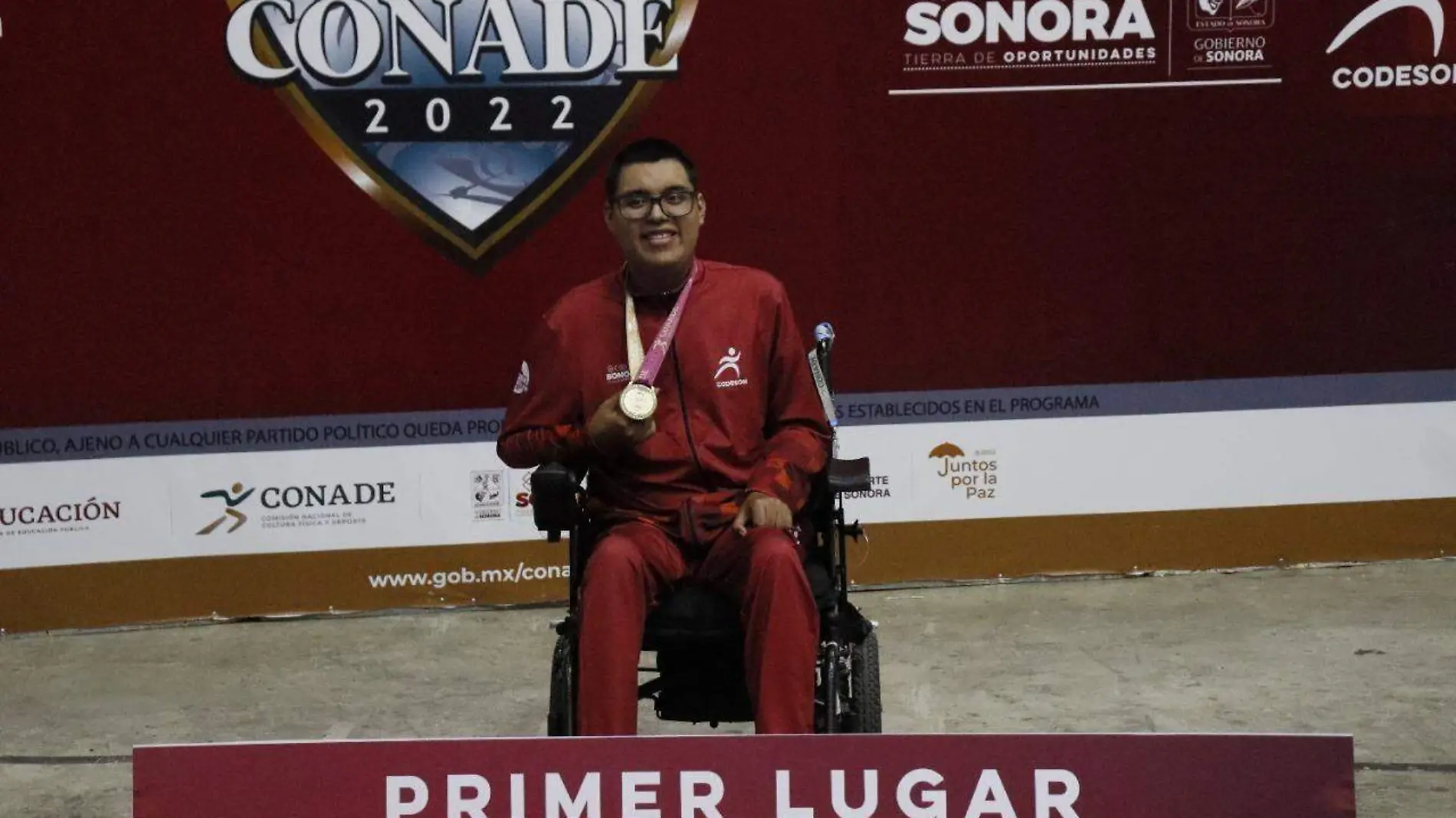 Addiel es uno de los ganadores de medallas en boccia 