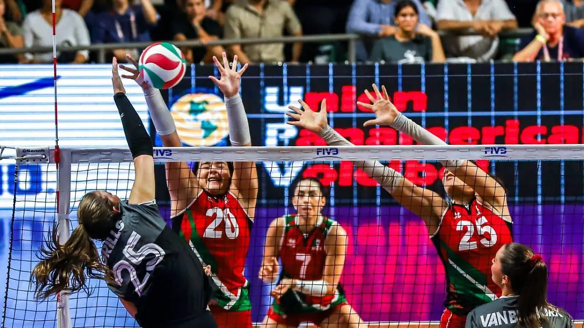 México supera a Canadá y avanza a cuartos de final en voleibol