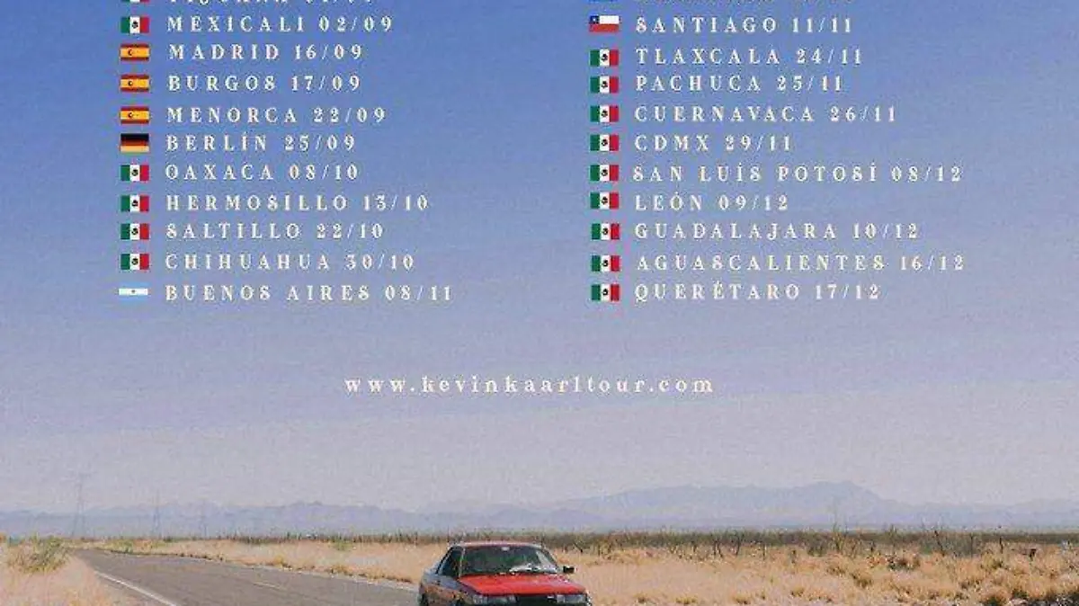 Kevin Kaarl llega a Hermosillo este próximo octubre