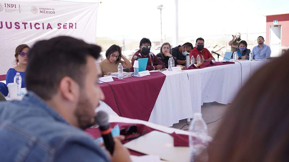 Terminan fase de diagnóstico del Plan de Justicia Seri