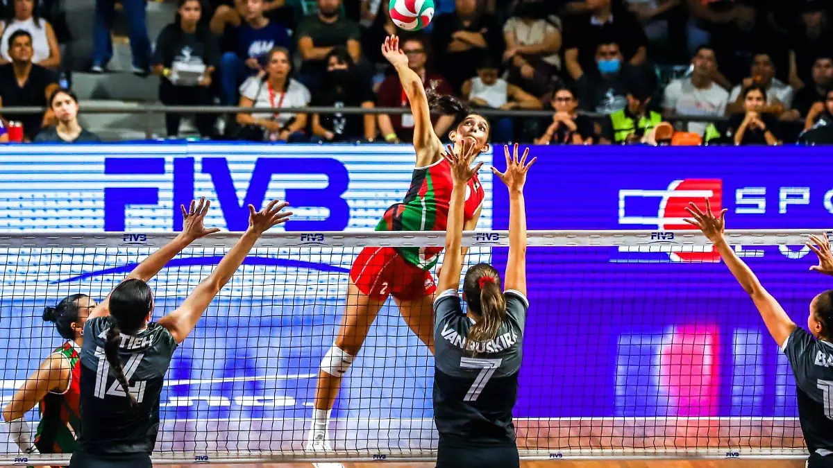 México supera a Canadá y avanza a cuartos de final en voleibol