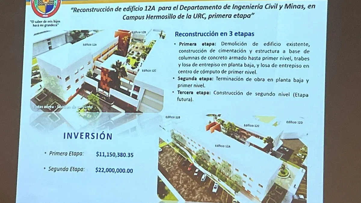 Unison trabaja en nuevas obras dentro del campus 