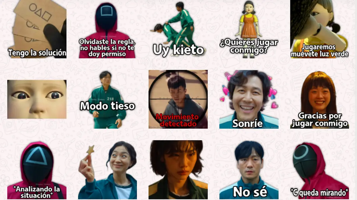 Puedes encontrar todo tipo de contenido en stickers