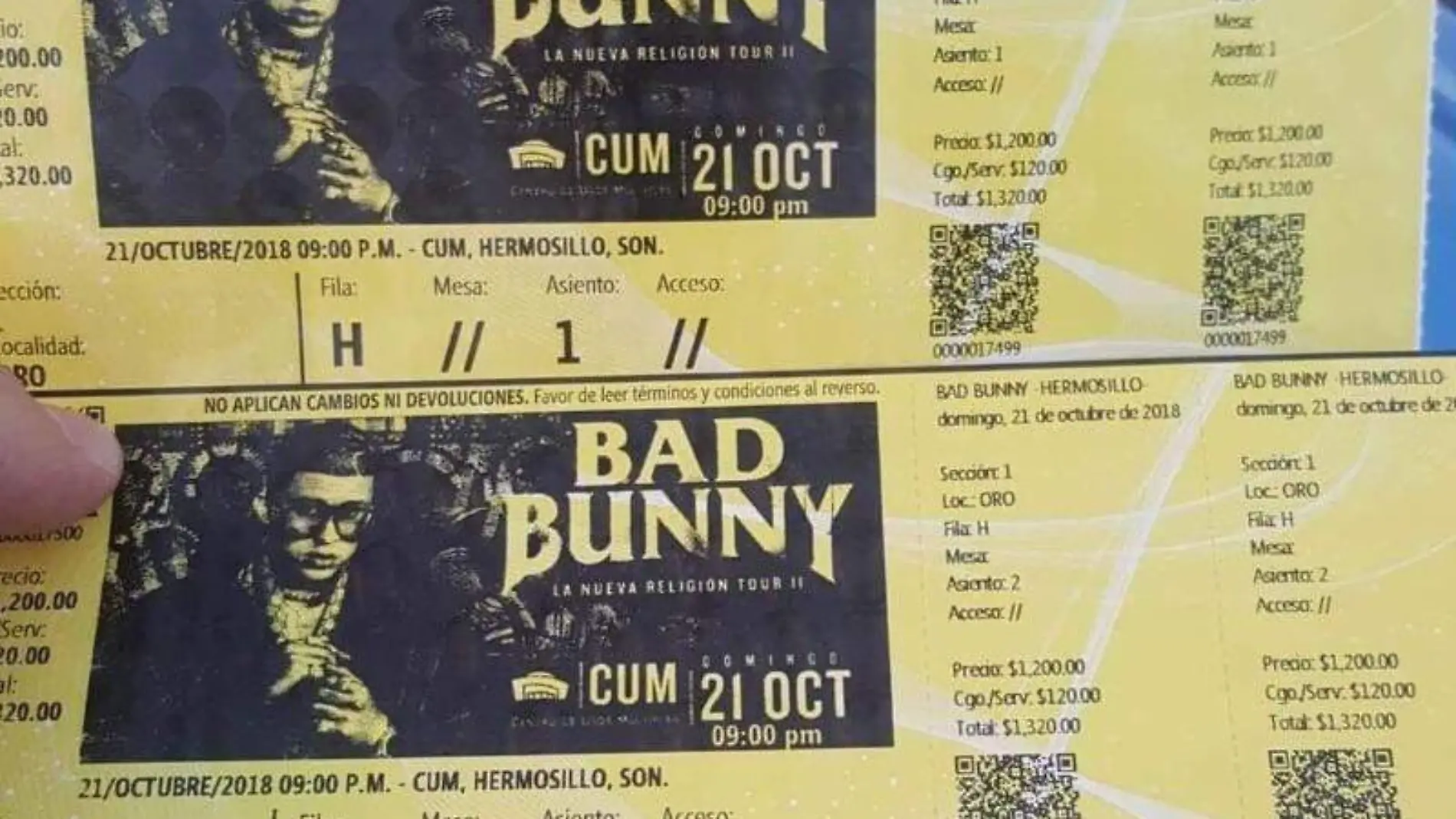 Concierto Bad Bunny HMO