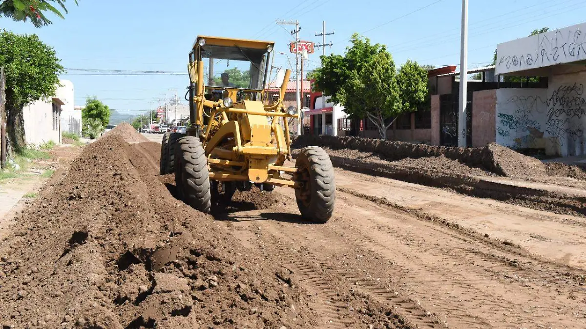 Obra calle 12 ayuntamiento de Hermosillo
