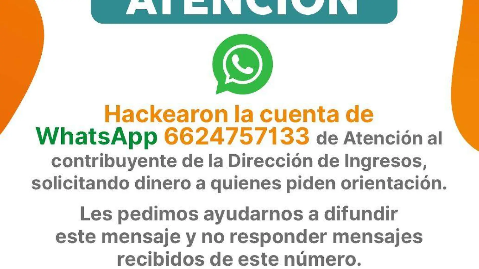 La cuenta de fue hackeada