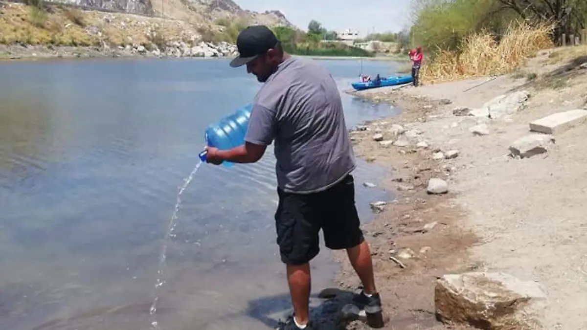 Agua en humedal 