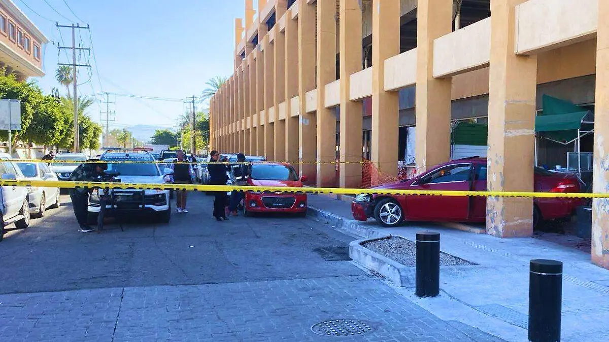 Choque calle Comonfort
