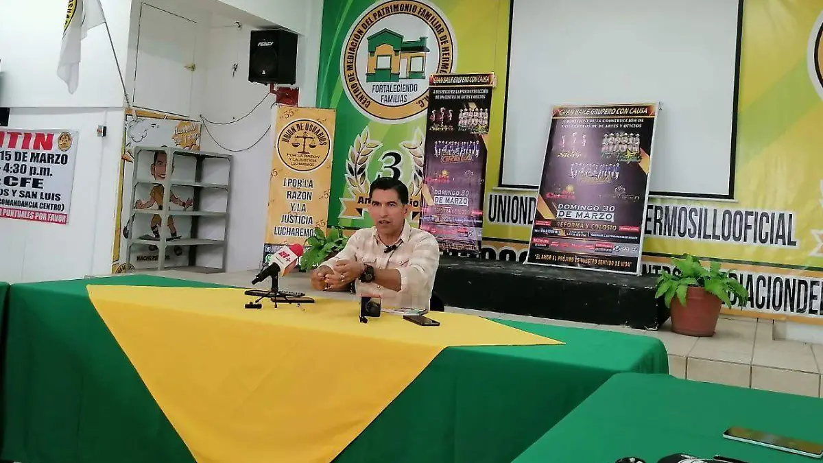  Ignacio Peinado Luna, representante de la Unión de Usuarios de Hermosillo 