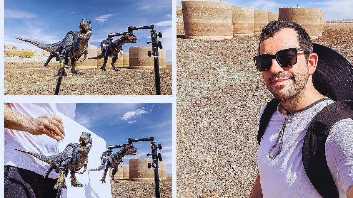 Proceso montaje dinosaurios