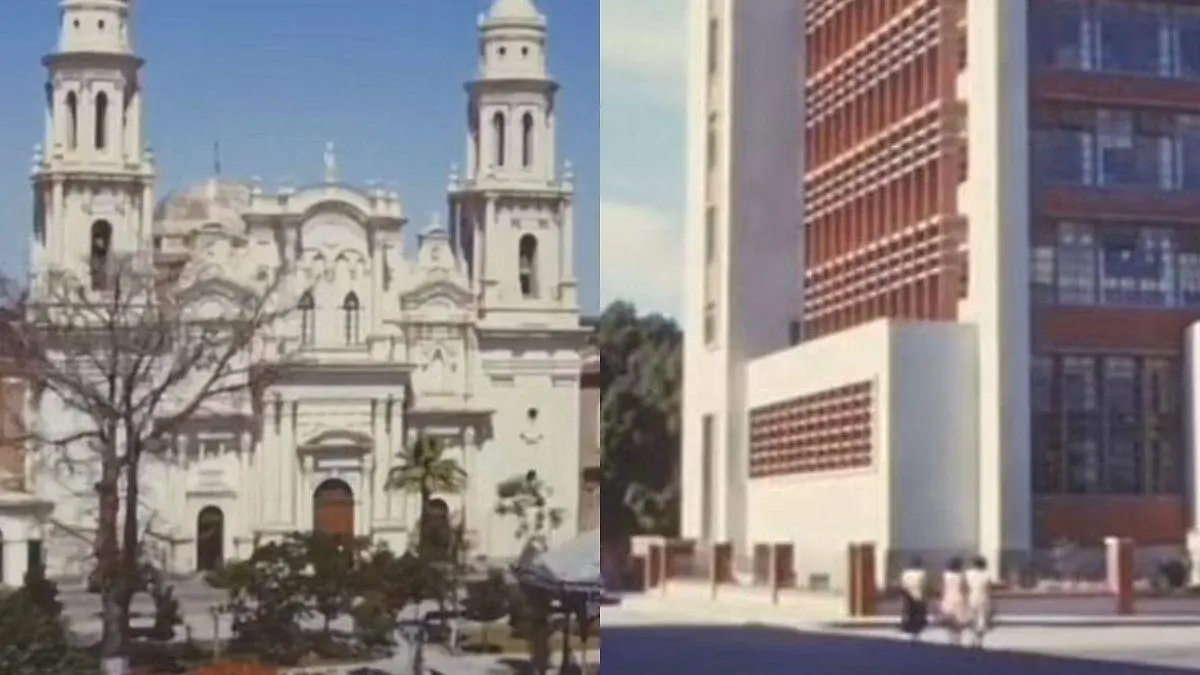 Catedral Metropolitana y Edificio de la Secretaría de Hacienda