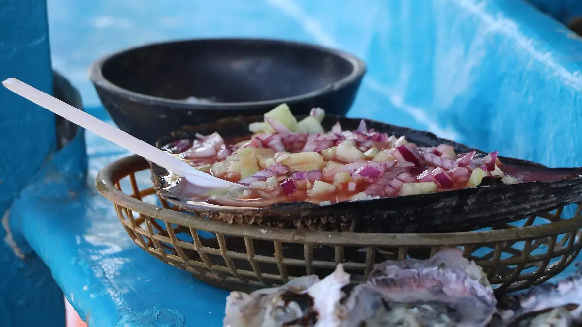 ceviche en Bahía de Kino