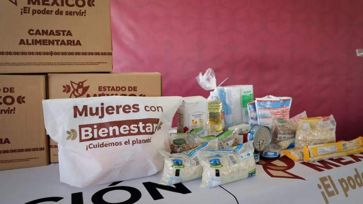 despensa del programa Bienestar
