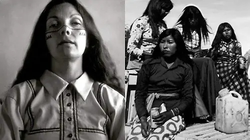 Autorretrato con los indios seris, desierto de Sonora, México Graciela Iturbide