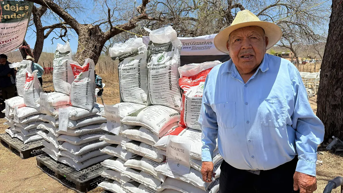 Fotos- Entrega de apoyos del programa Fertilizantes del Bienestar : Cortesía- Sader Sonora1