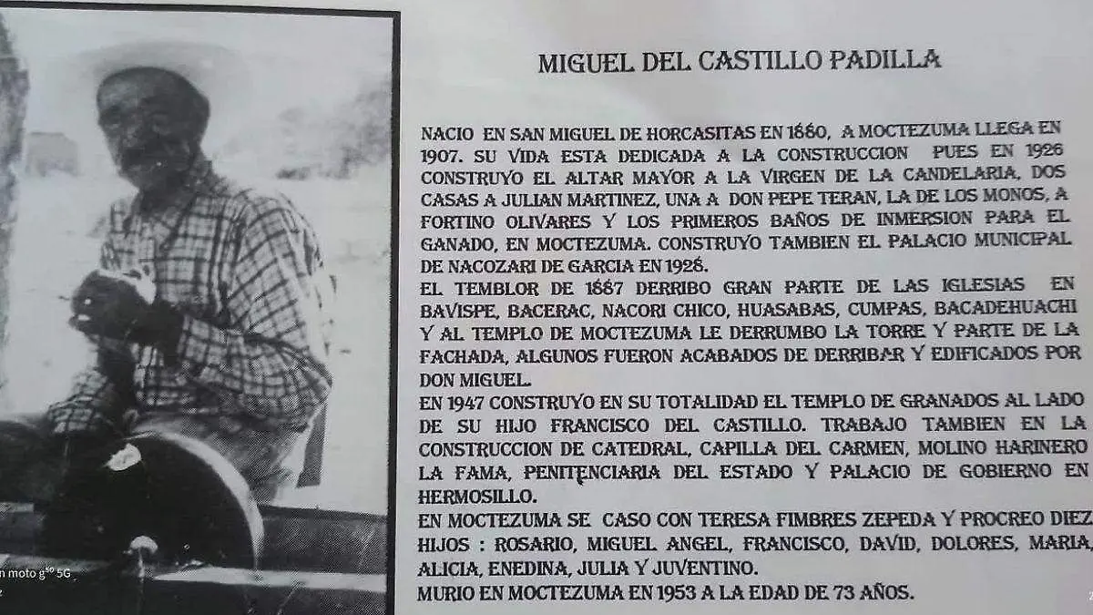 Miguel del Castillo Padilla: arquitecto detrás de los edificios más icónicos de Sonora