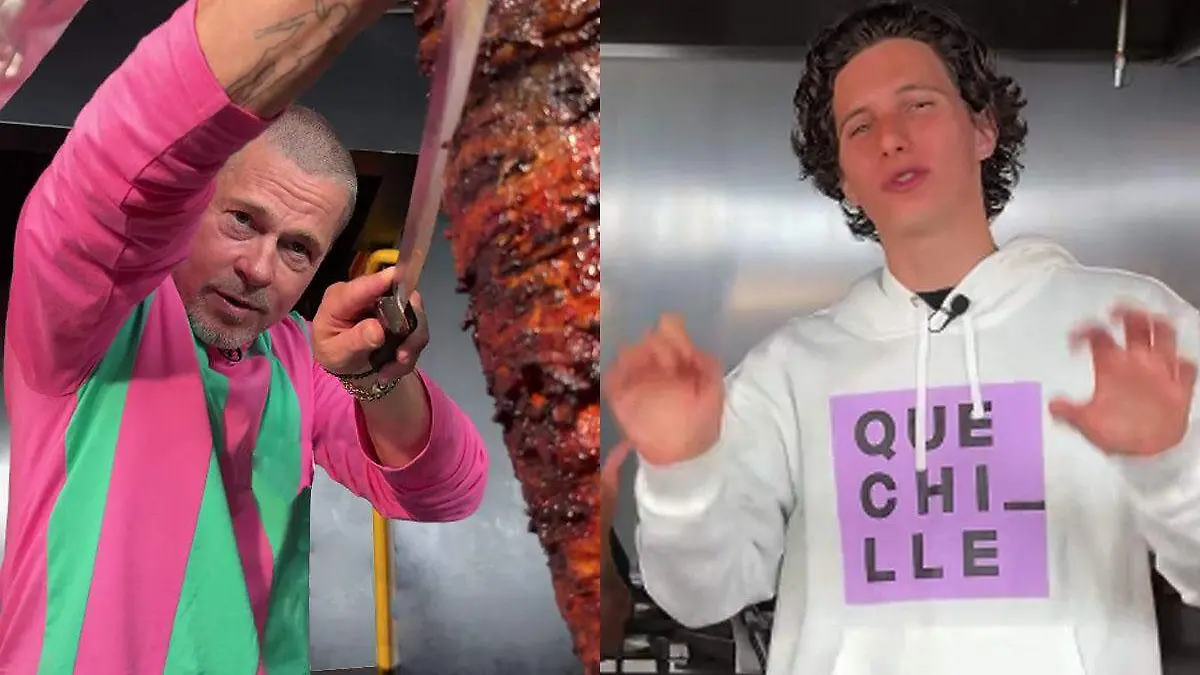 Brad Pitt y Robe Grill