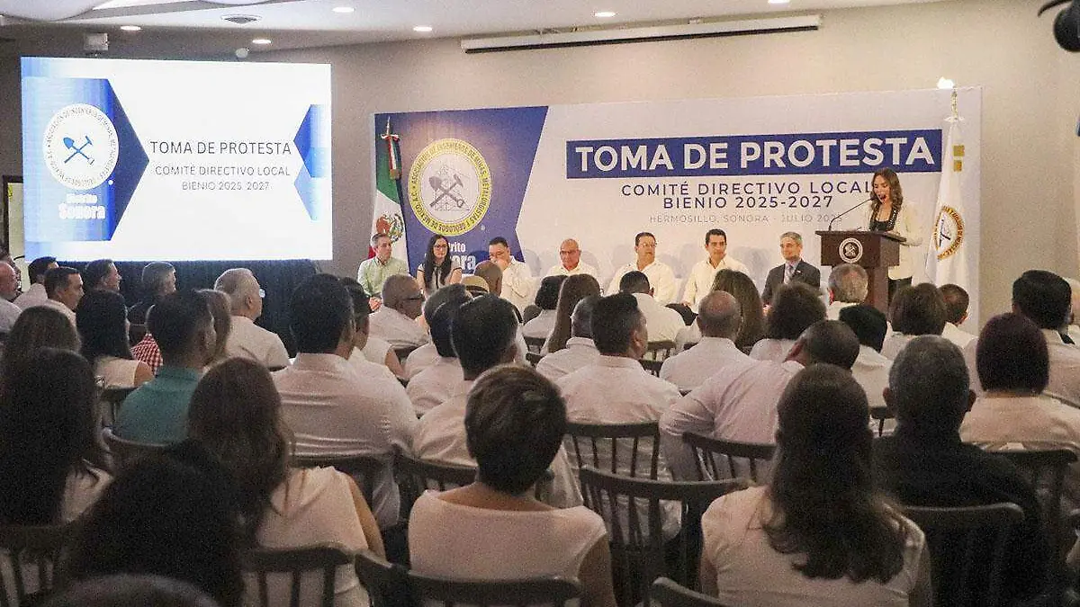 Toma de protesta mineros