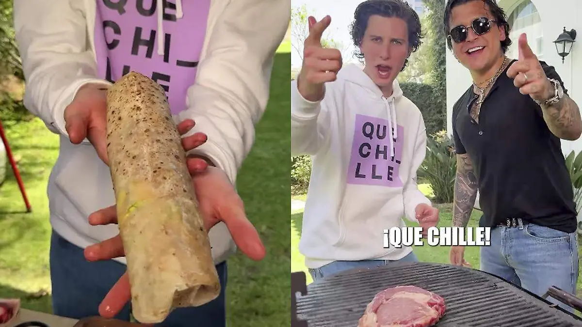 Robe Grill y Christian Nodal