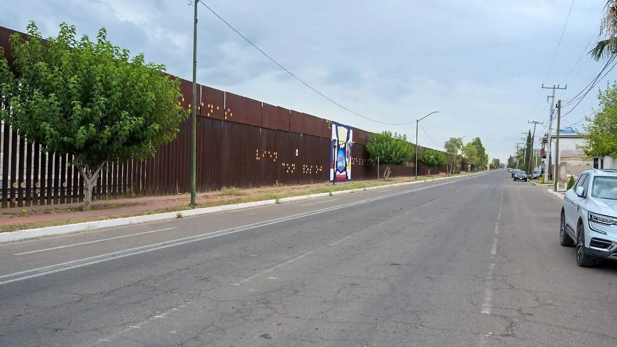 Muro fronterizo Agua Prieta 