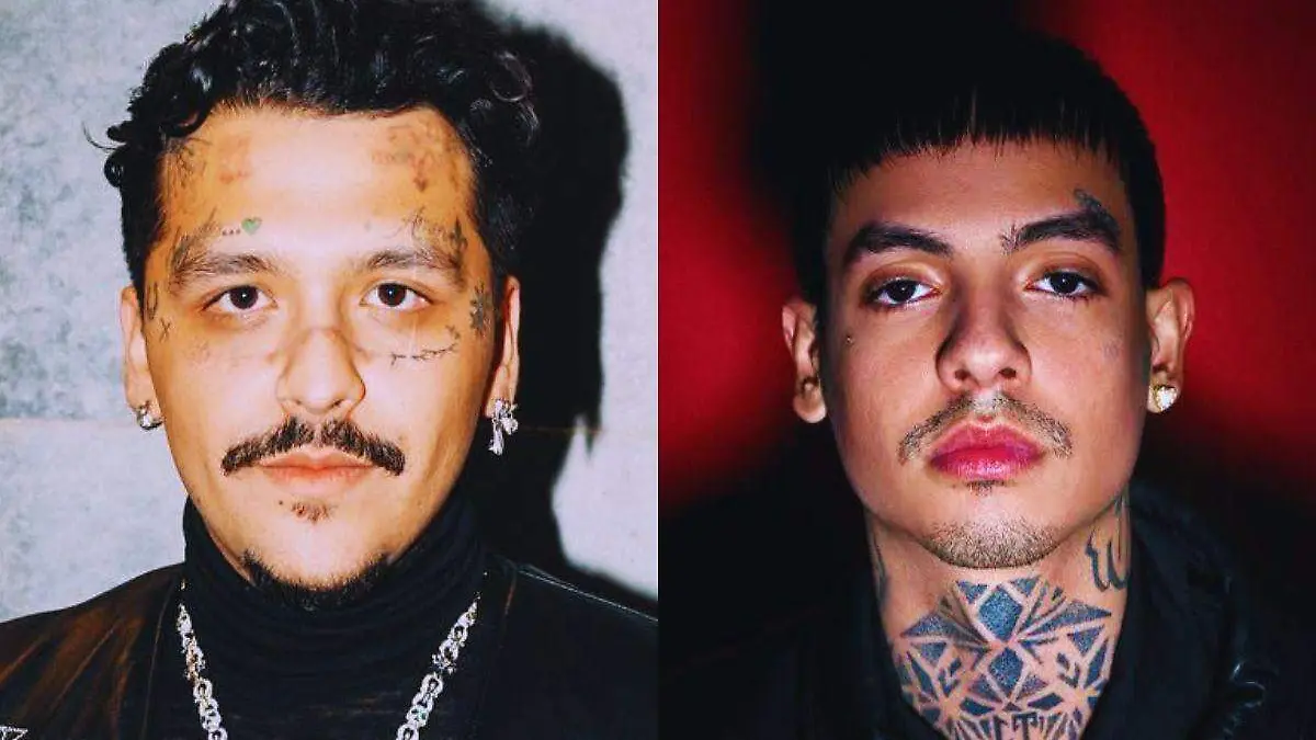 Christian Nodal y Natanael Cano