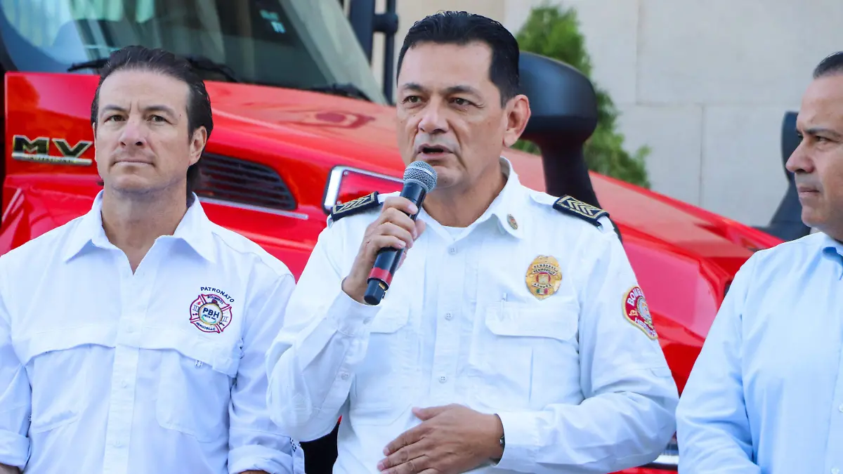 Francisco Matty Ortega, comandante del Departamento de Bomberos de Hermosillo