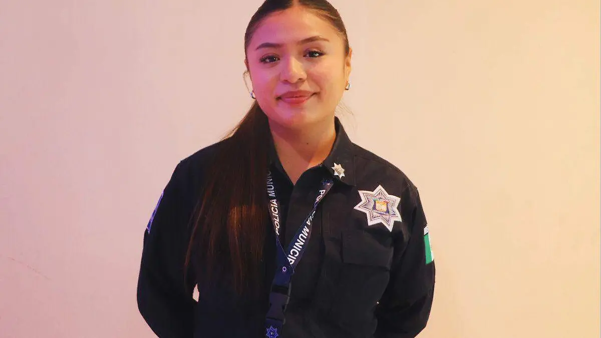 Sierra Garcia Alexa, oficial de la policia municipal_Kimberly Ortega