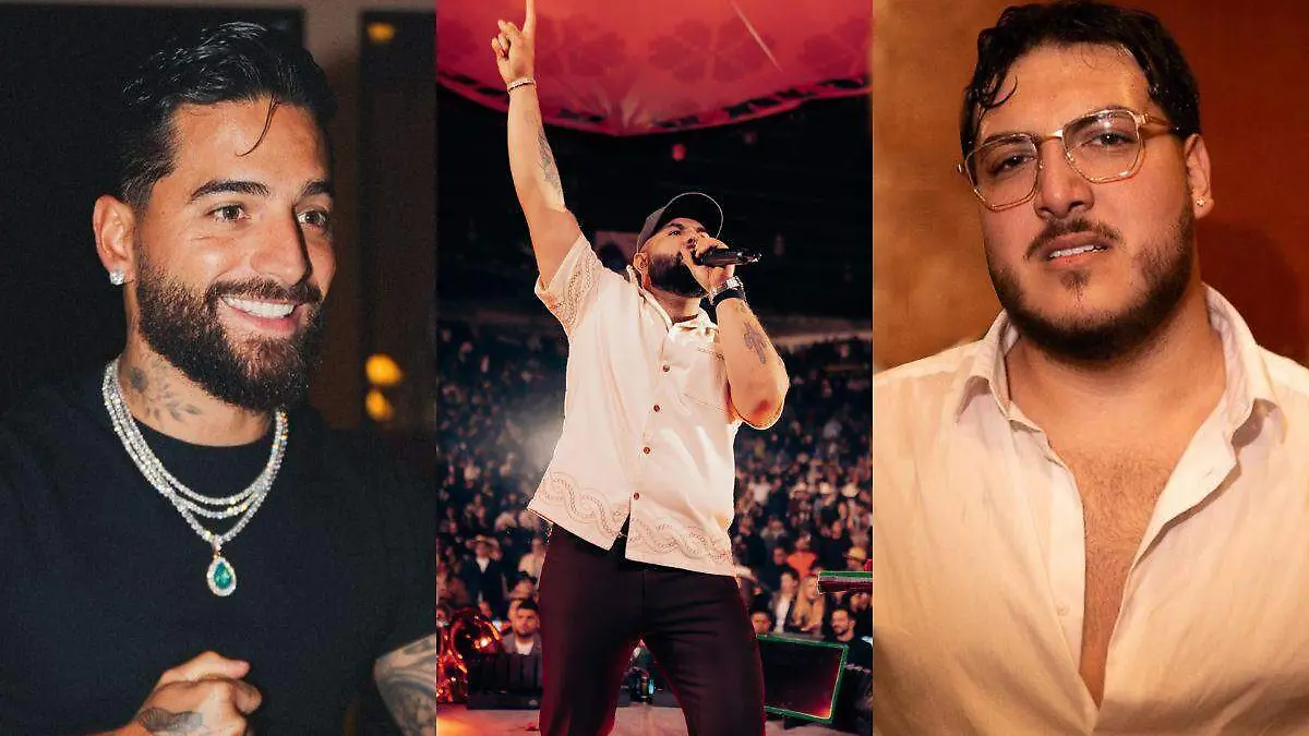 Maluma, Carín León y Grupo Frontera