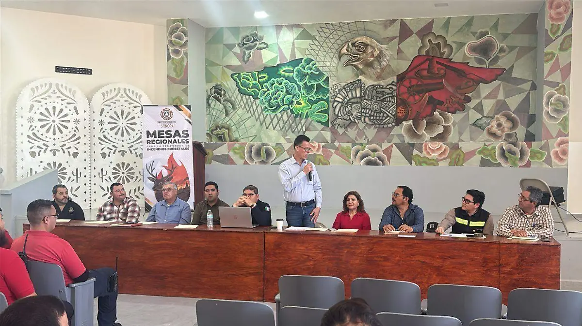 MESA REGIONAL PROTECCIÓN CIVIL CONTRA INCENDIOS NACOZARI 