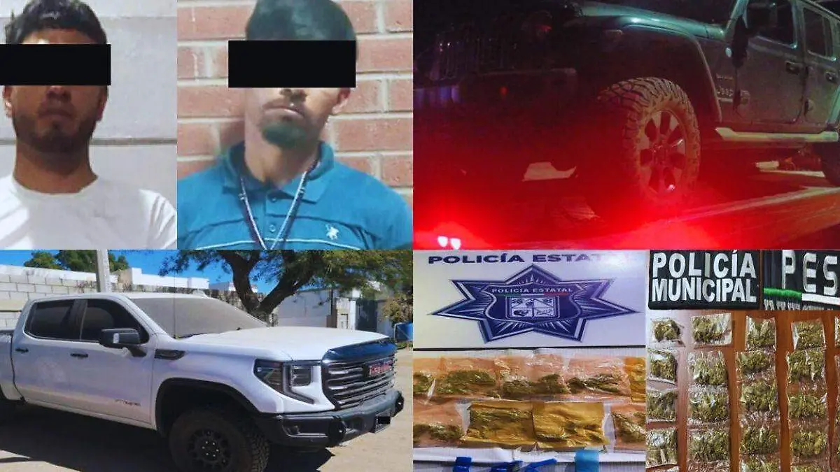 Detenidos y decomisos