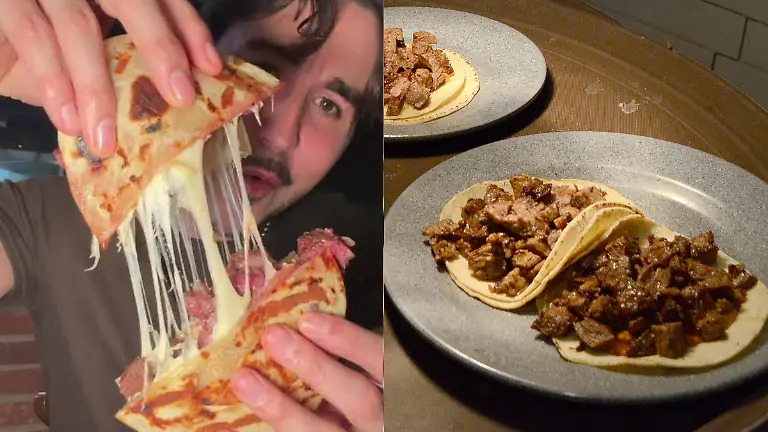 TWO IMAGES  INFLUENCER ESPAÑOL X TACOS DE ARMANDO