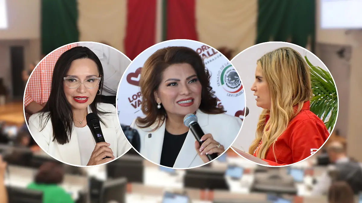 FULL SCREEN W THREE IMAGES  MUJERES EN EL PODER