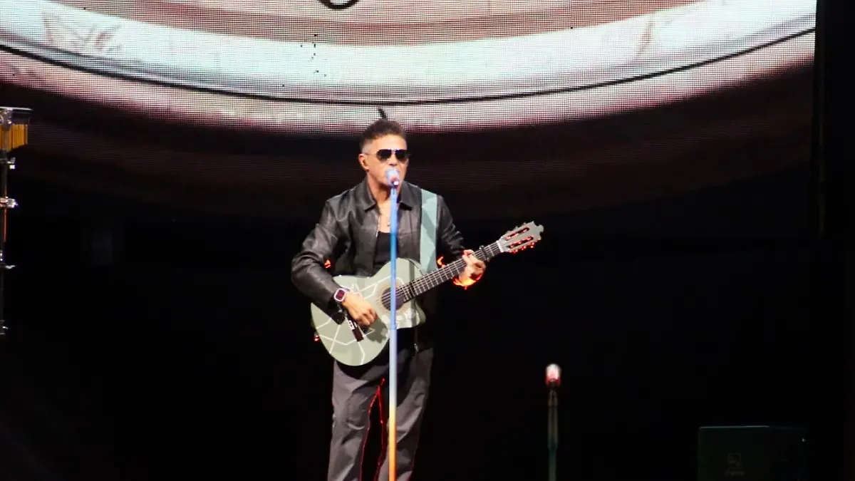 Alejandro Sanz en el escenario de La Cura Fest
