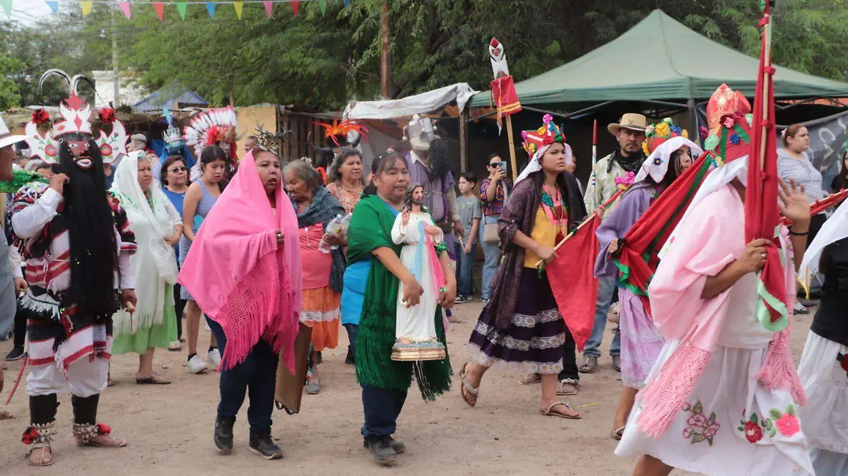 Domingo de Ramos en ramada yaqui